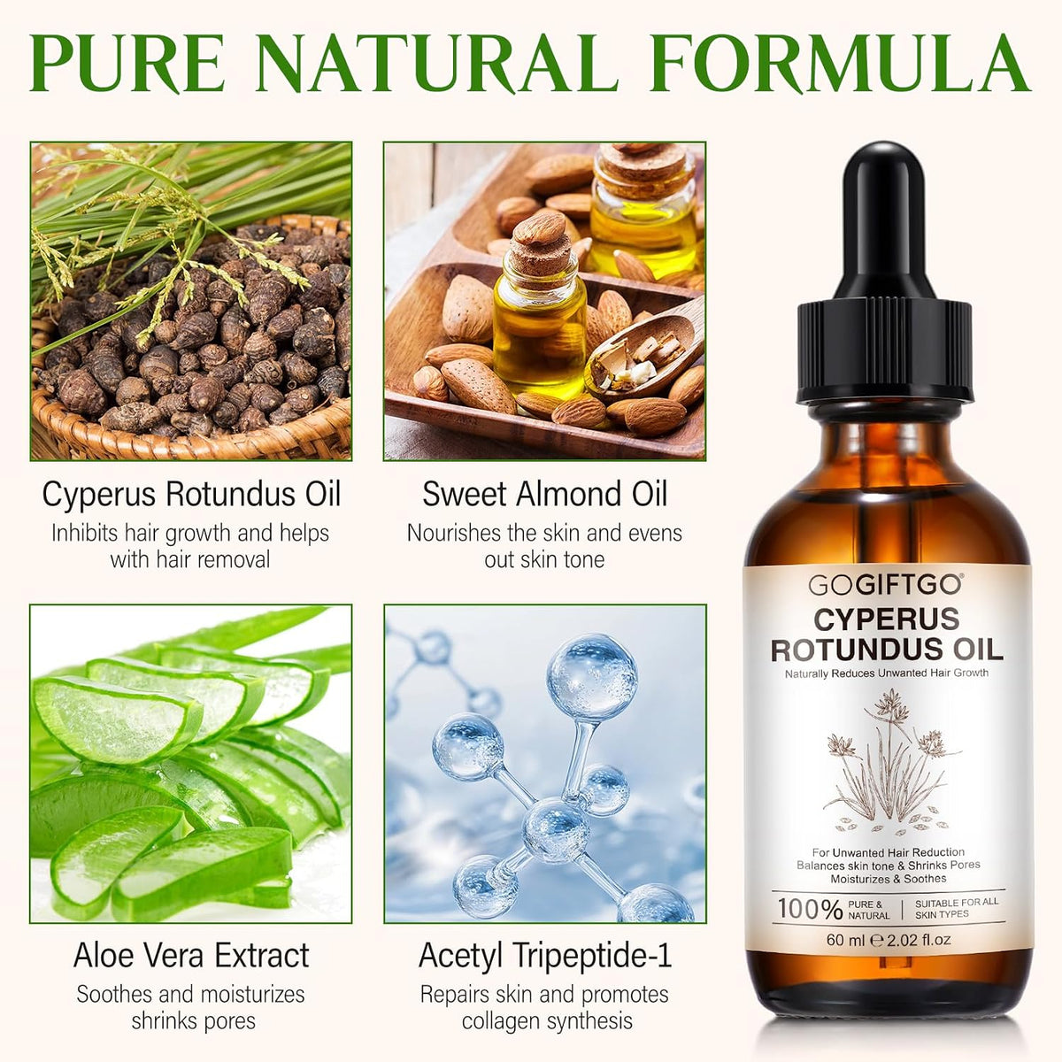 Ulei Natural Cyperus pentru Piele Fină